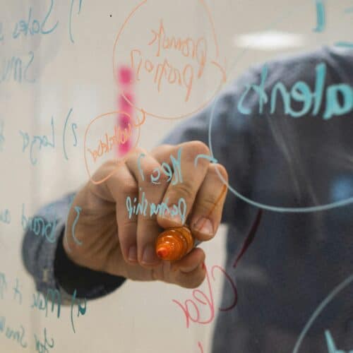Image of a whiteboard
